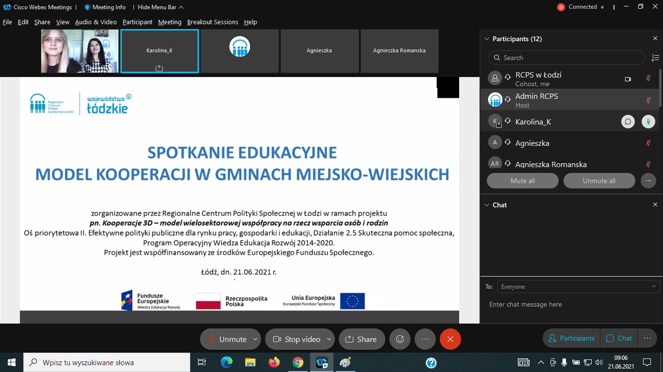 Spotkanie edukacyjne dotyczące Modeli Kooperacji dla gmin wiejskich i miejsko-wiejskich