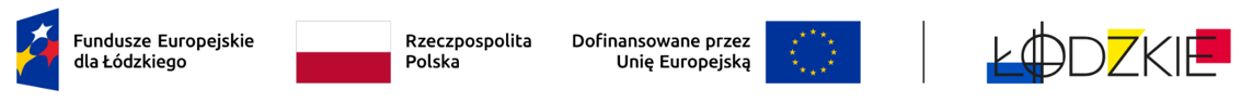 Logotypy FE, RP, UE i łódzkie