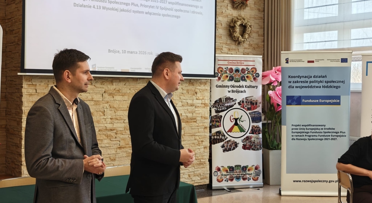 Deinstytucjonalizacja i Centra Usług Społecznych – spotkanie informacyjne w Brójcach 