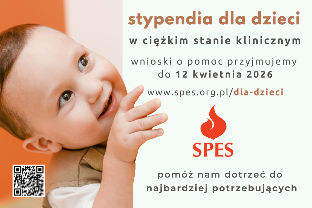 Stypendia dla dzieci w ciężkim stanie klinicznym - nabór wniosków 2026, Stowarzyszenie SPES